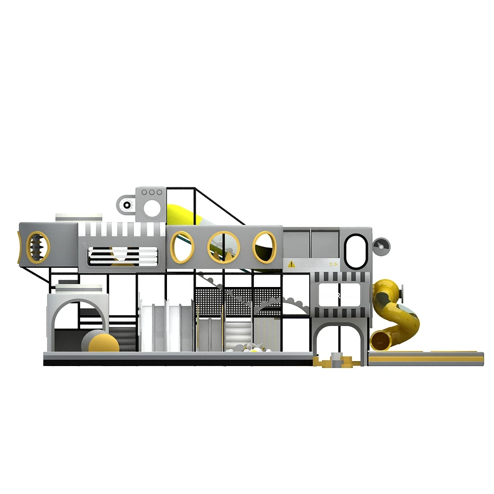 معدات ملعب داخلية تجارية، منطقة لعب ناعمة، شرائح للتعليم المبكر لترفيه مركز رياض الأطفال #5