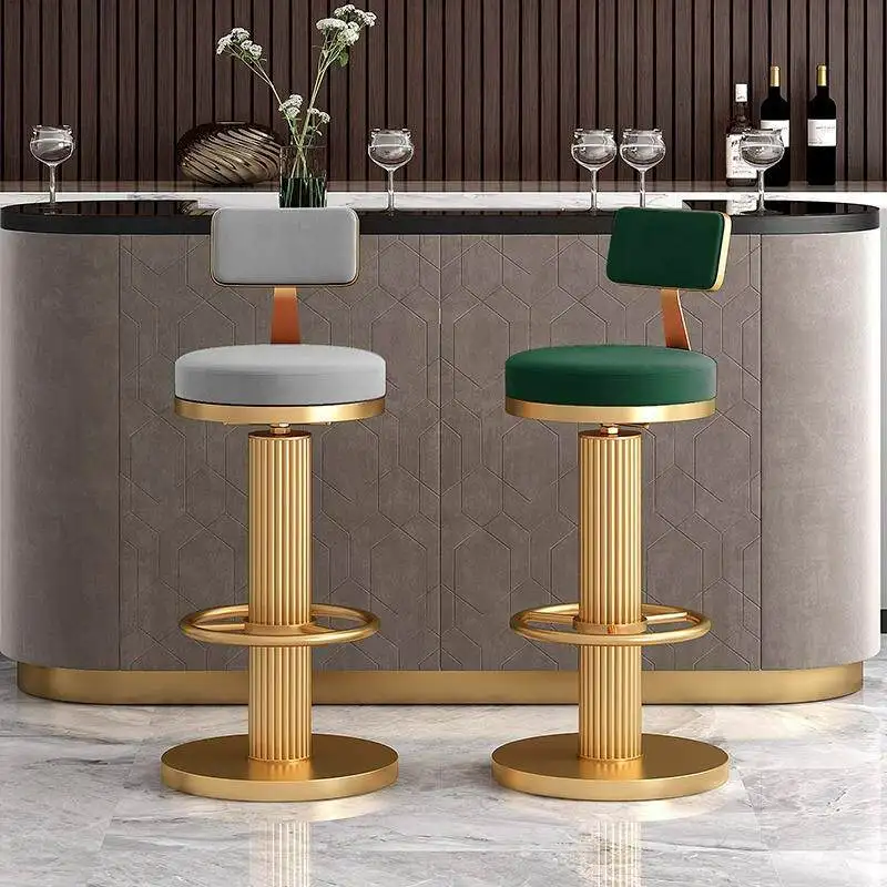 

Minimalist Kitchen Bar Stool Chair Green Modern Sturdy Unique Dining Chairs Ergonomic Italian Sillas De Comedor Dining Furniture