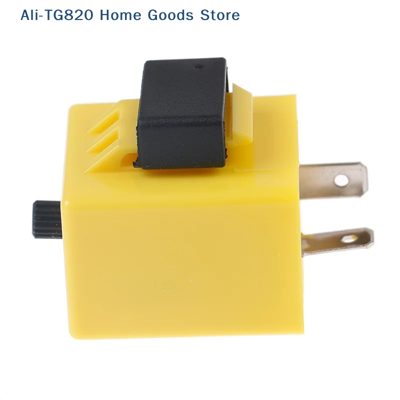 [TG820]12V 2 Pin Adjustable Frequency LED Flasher Relay Turn Signal Blinker Indicator