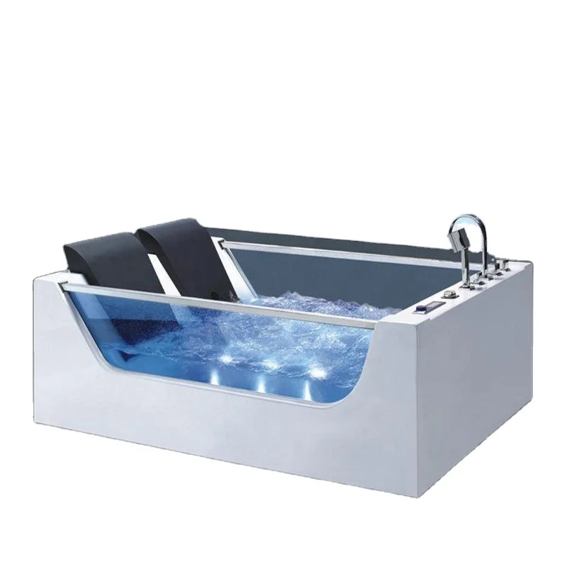 

Large White Acrylic standing Bathtub Massage Features Modern for 2 Persons Economically Priced Soaking Bath Bathroomspromote sal