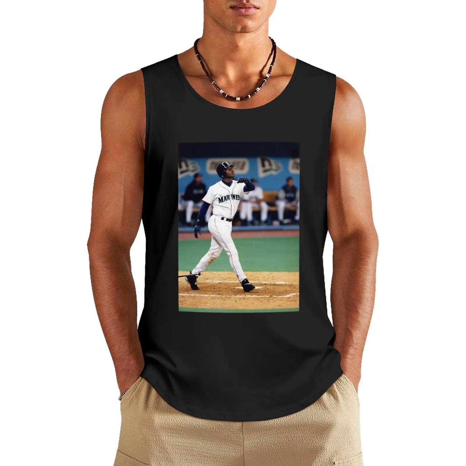 

Ken Griffey Jr Tank Top training weight vest gym accessories men mens designer clothes Man clothes for gym