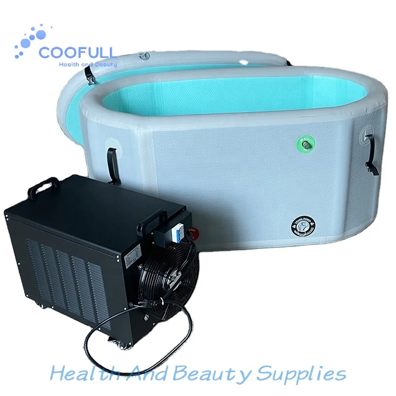 Coofull Portable Ice Plunge Bathtub Inflatable Chiller Outdoor Indoor Cold Plunge Ice Bath  With Chiller