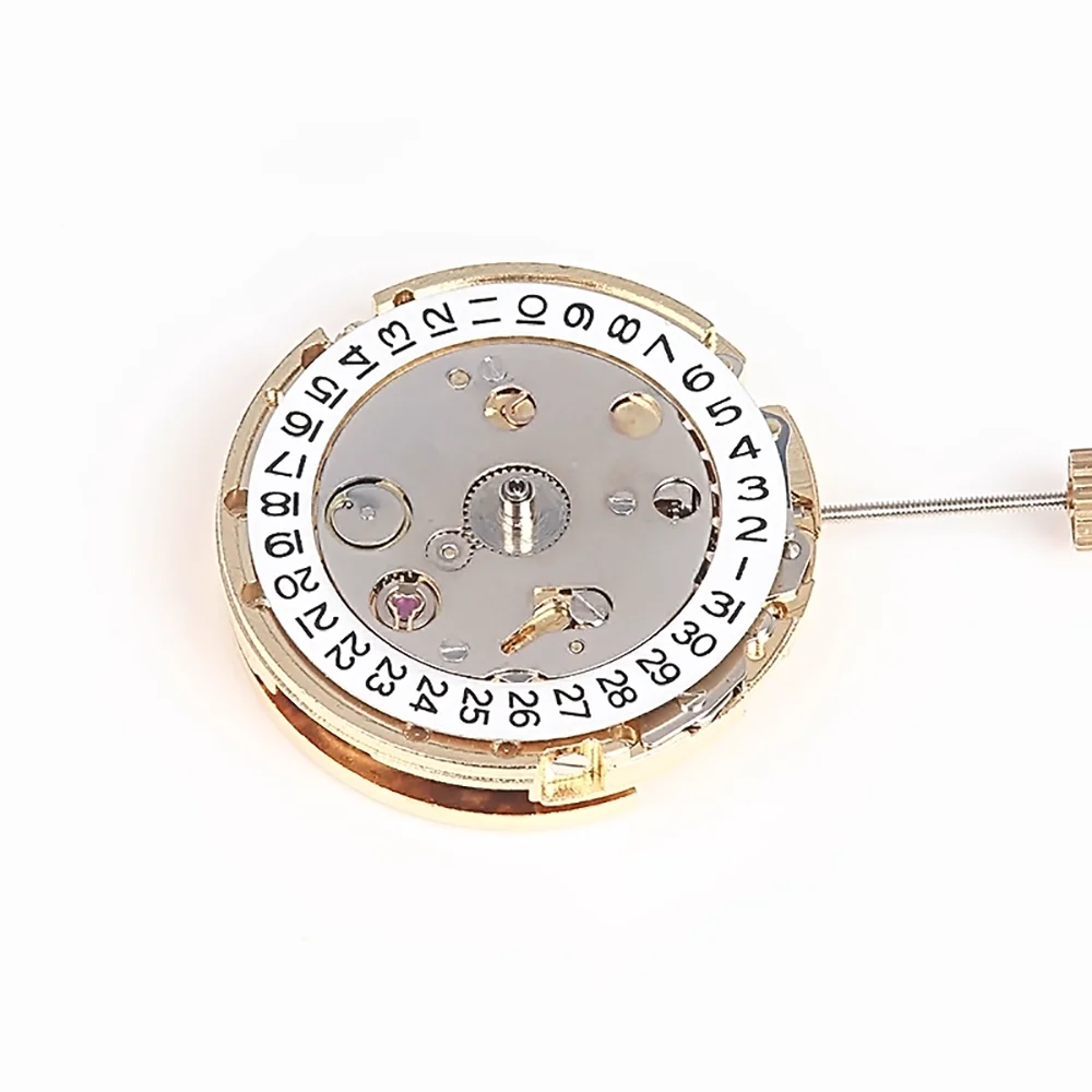 Watch Accessories Single Calendar Gold Movement 3 o'clock Position Fit Domestic 8205 Movement Automatic Hammer Pattern Random