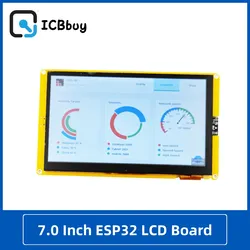 ESP32-S3 HMI 8M PSRAM 16M Flash Arduino LVGL WIFI&Bluetooth 7 