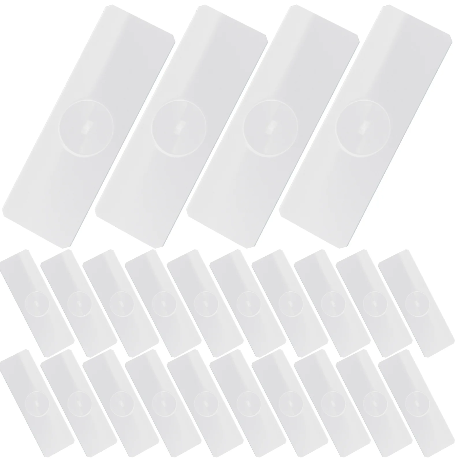 

50 Pcs Concave Slide Laboratory Glass Microscope Slides for Specimens Round Aquatic