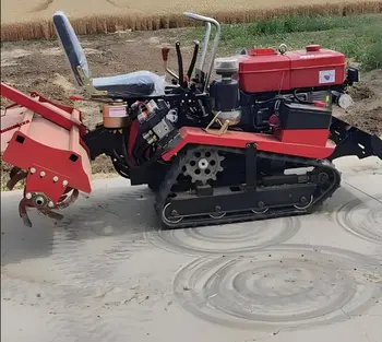 中國產25馬力35馬力迷你履帶式拖拉機農用耕耘機旋耕機花園耕耘機農用土壤耕耘機 8 最佳銷售 農業拖拉機 - №6