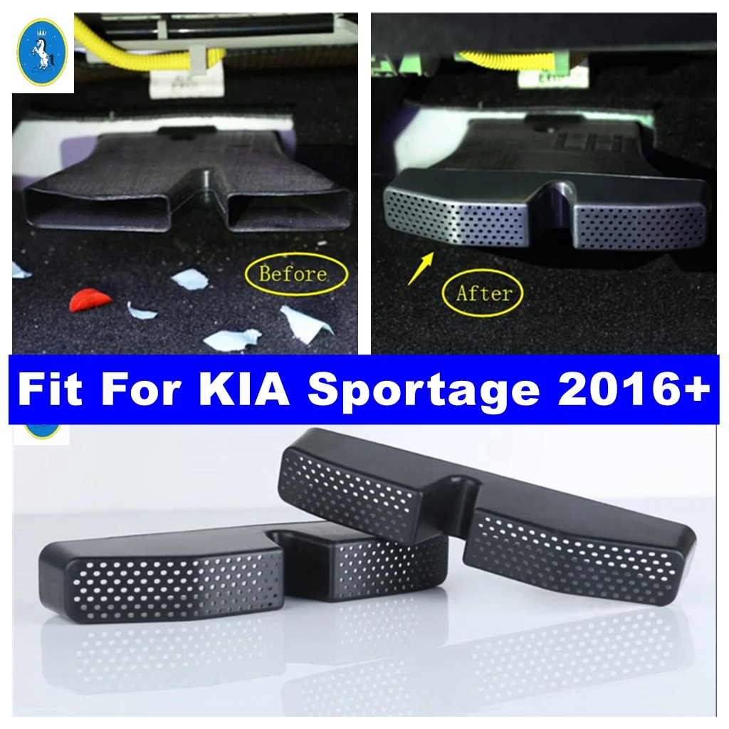 

Auto Seat Under Heat Floor Air AC Duct Vent Outlet Dust Plug Cover Kit Fit For KIA Sportage 2016 - 2020 Interior Accessories