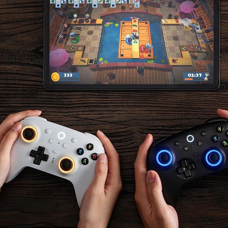 8BitDo Ultimate 2 무선 컨트롤러 USB/2.4G 게임패드(TMR 조이스틱 충전 도크 포함) Windows PC, Apple, Steam용