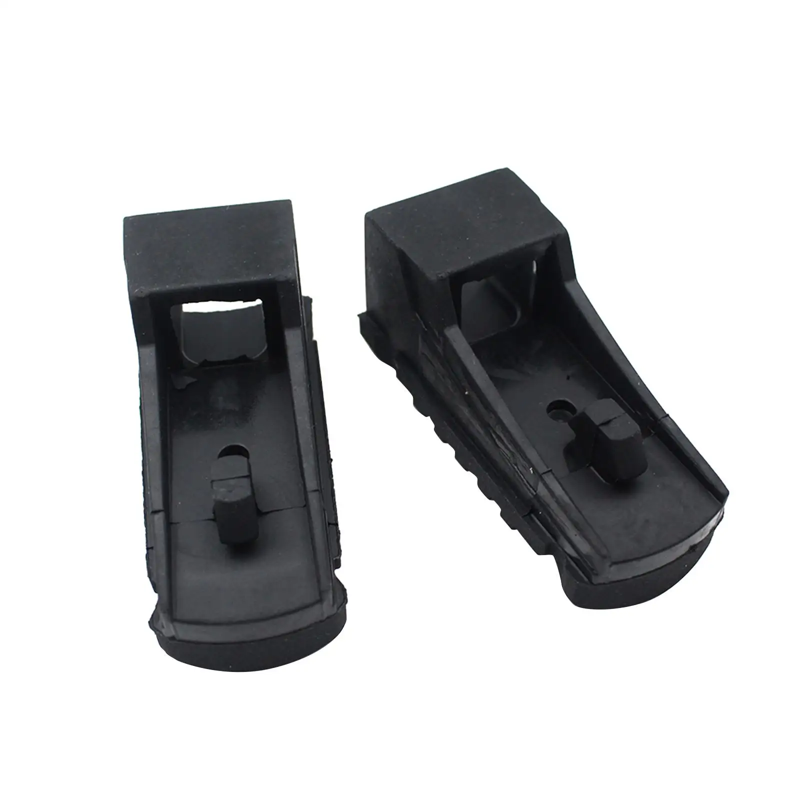 Motorcycle Footrest Rubber Plate Replacement Parts Wear Resistant Peg Pad Cover for Rear Passenger Support Universal