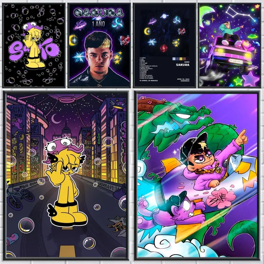 

1PC S-Saiko Singer Sakura Poster Holiday Gifts Designed For Home Restaurant Office Space Corridor Wall Art