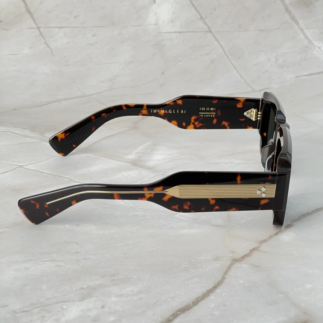 Квадратные солнцезащитные очки JMM MIGLIA в оправе из сплава, оптические очки ручной работы UV400 для мужчин, высокое качество, классический дизайн, сделано в Японии