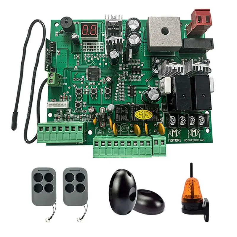 B29C-Control Board Panel PCB For Automatic Double Arms Swing Gate Opener-DC 24V Smart Center System