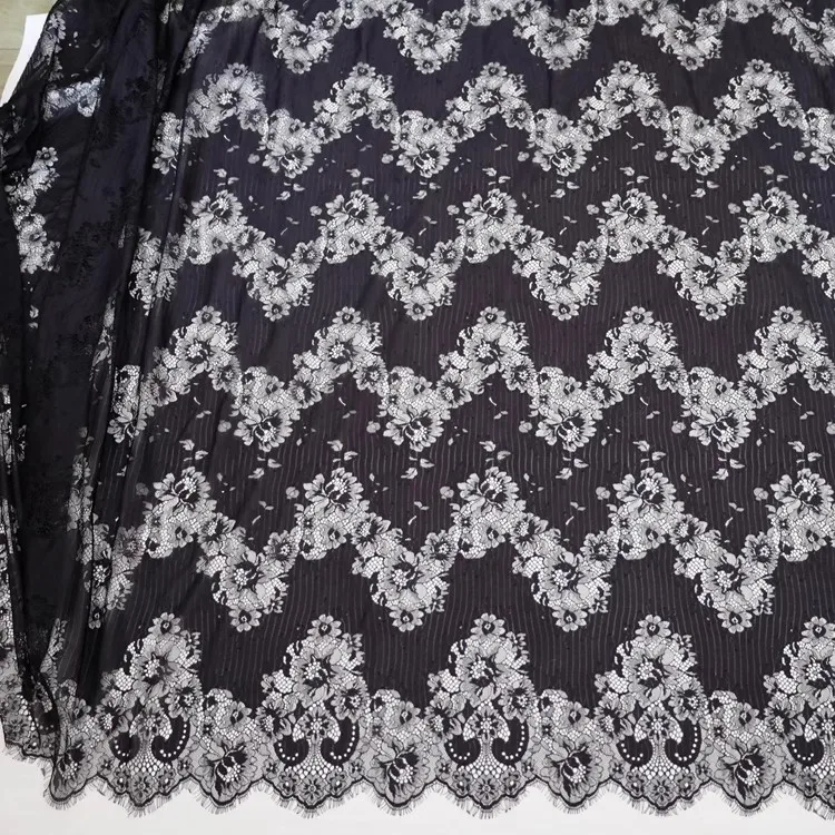 

high quality export thin cotton texture eyelash lace fabric dress shirt cloth dress accessories