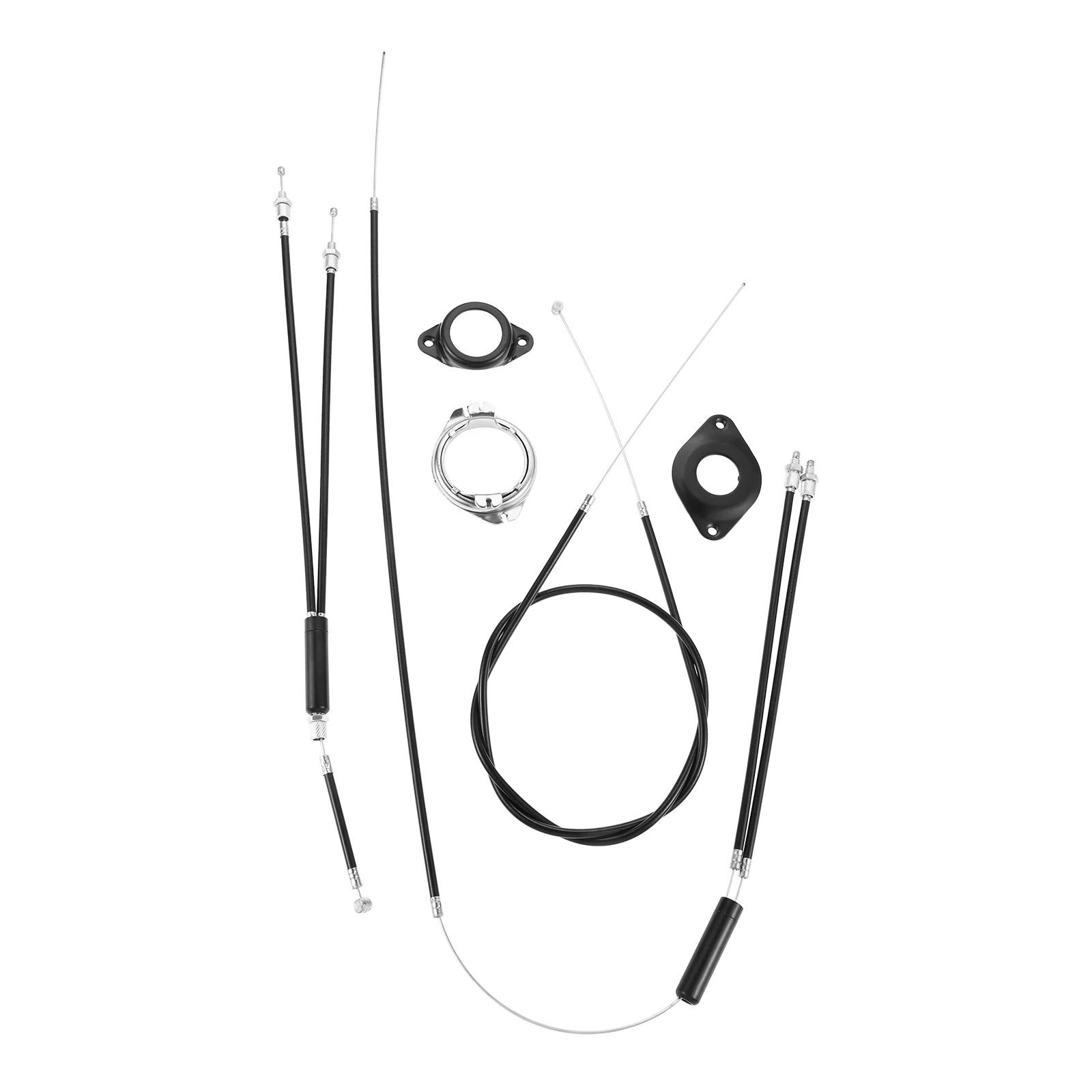 AliExpress NONE Bike Parts Replacement for BMX Bicycle Brake Line Set Cable Wire,BMX Bike Gyro Brake Cables,Front + Rear with Spinner Rotor Kit