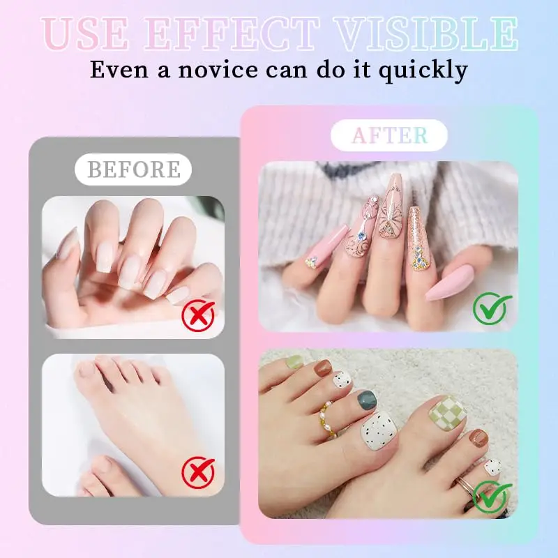 12 Colors Nail Art Pens Set, Fine Tip Nail Polish Pen Markers, Quick Dry Nail Art Kit for DIY Home Salon, Professional Nail Art Tools, Manicure Set Gift for Adults Beginners