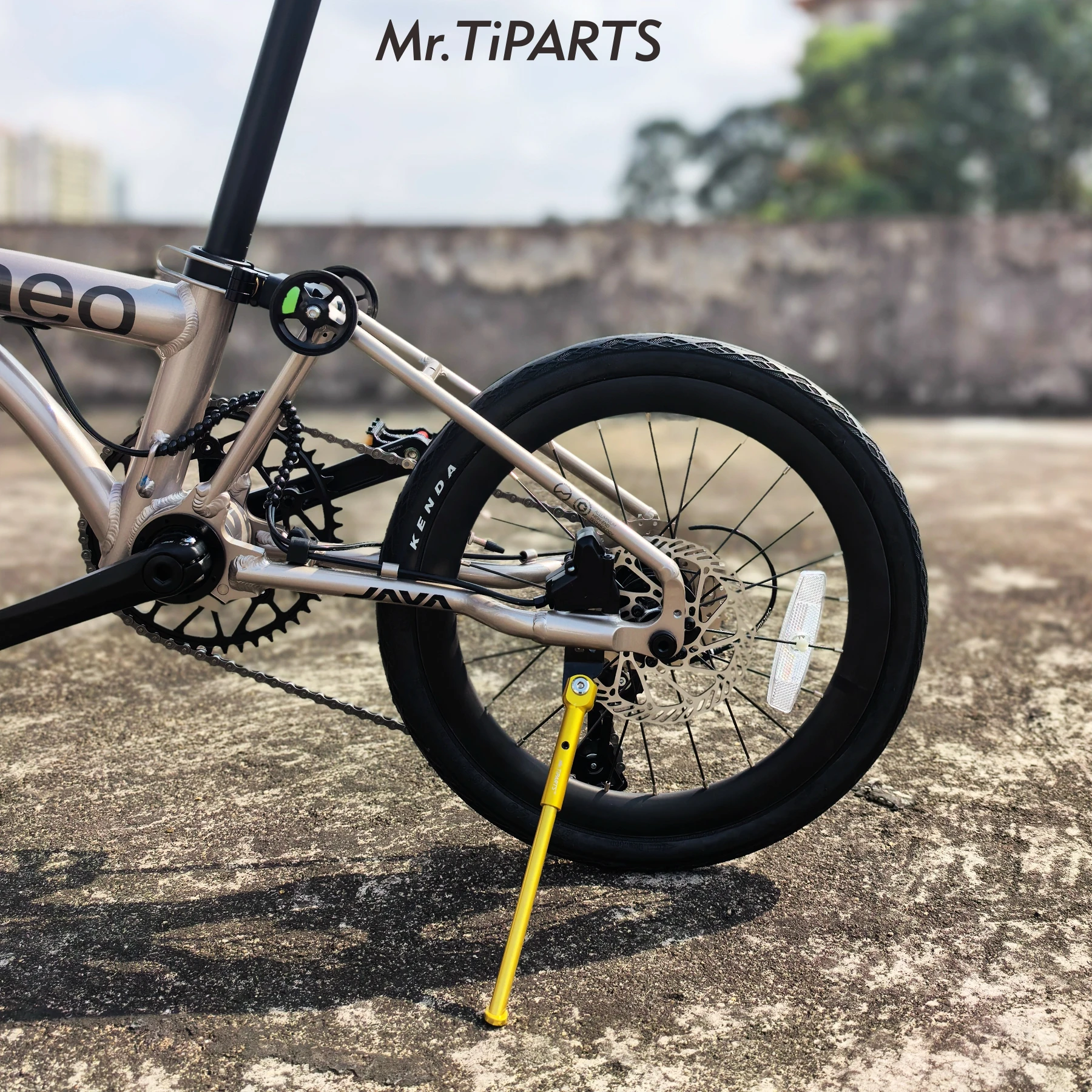 Mr.Tiparts لدراجة Java neo Trifold 349 تدعم القدم من سبائك الألومنيوم مقاس 16 بوصة #4