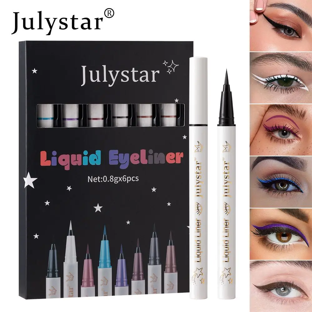 New Colored Eyeliner Pen Smudge-proof Natural Effect for Under-eye & Lower Lash Line Smooth Drawing Multicolor Makeup Cosmetic