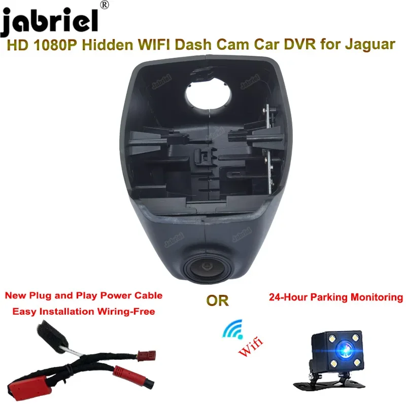 

New Plug and Play Auto Wifi HD 1080P Dedicated Car DVR 24-Hour Parking Monitor Dash Cam Camera For Jaguar EV400 2018 2019 2020