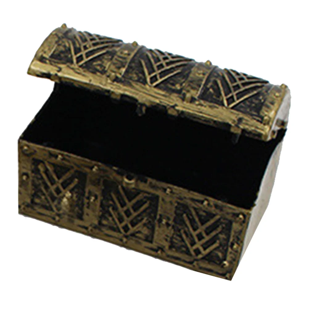 

Pirate For With Coins Earrings Gemstone Treasure Chest Kids Storage Box Play Adventure Games Party Favors Children
