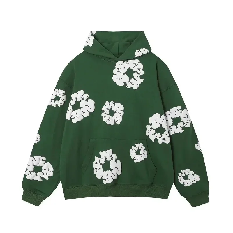 Flower Men\'s Hoodie 3D Printing Spring and Autumn Hoodie Four Seasons Women and Kids Fashion Street Long-sleeved Sweatshirt