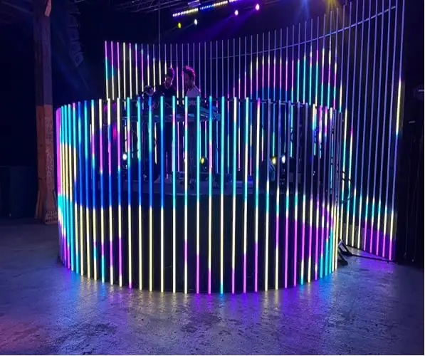 Led Stage Lights 24V 0.5m RGB Led Video Bar for Club Events Wedding Decoration Addressable Pixel Tube