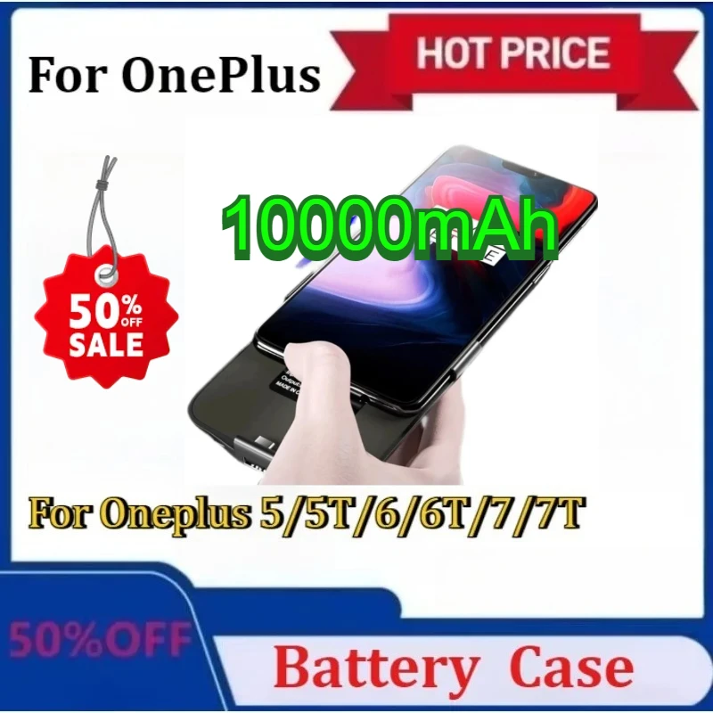 

For Oneplus 7/7T/5/5T/6/6T Silm External Battery Powe Cover Power Bank for Oneplus 7Pro Battery Case