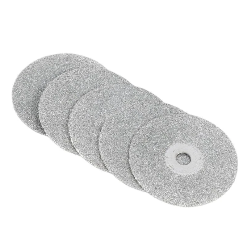 A2UD Hot 5 PCS 22mm Emery Diamond Cắt lưỡi khoan Bit+1 trục gá cho bộ