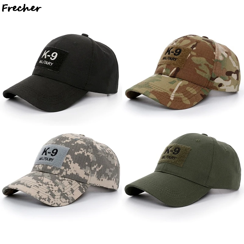 Camouflage Embroidered Baseball Cap Unisex Army Fashion Snapback Hat Tactical Soldier Combat Paintball Caps Visors Jungle Hats