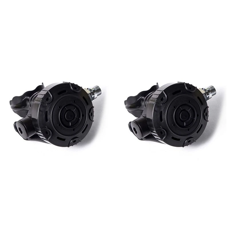 【price-drop-】2x-diving-snorkeling-equipment-pressure-reducer-scuba-2nd-stage-regulator-underwater-breathing-diving