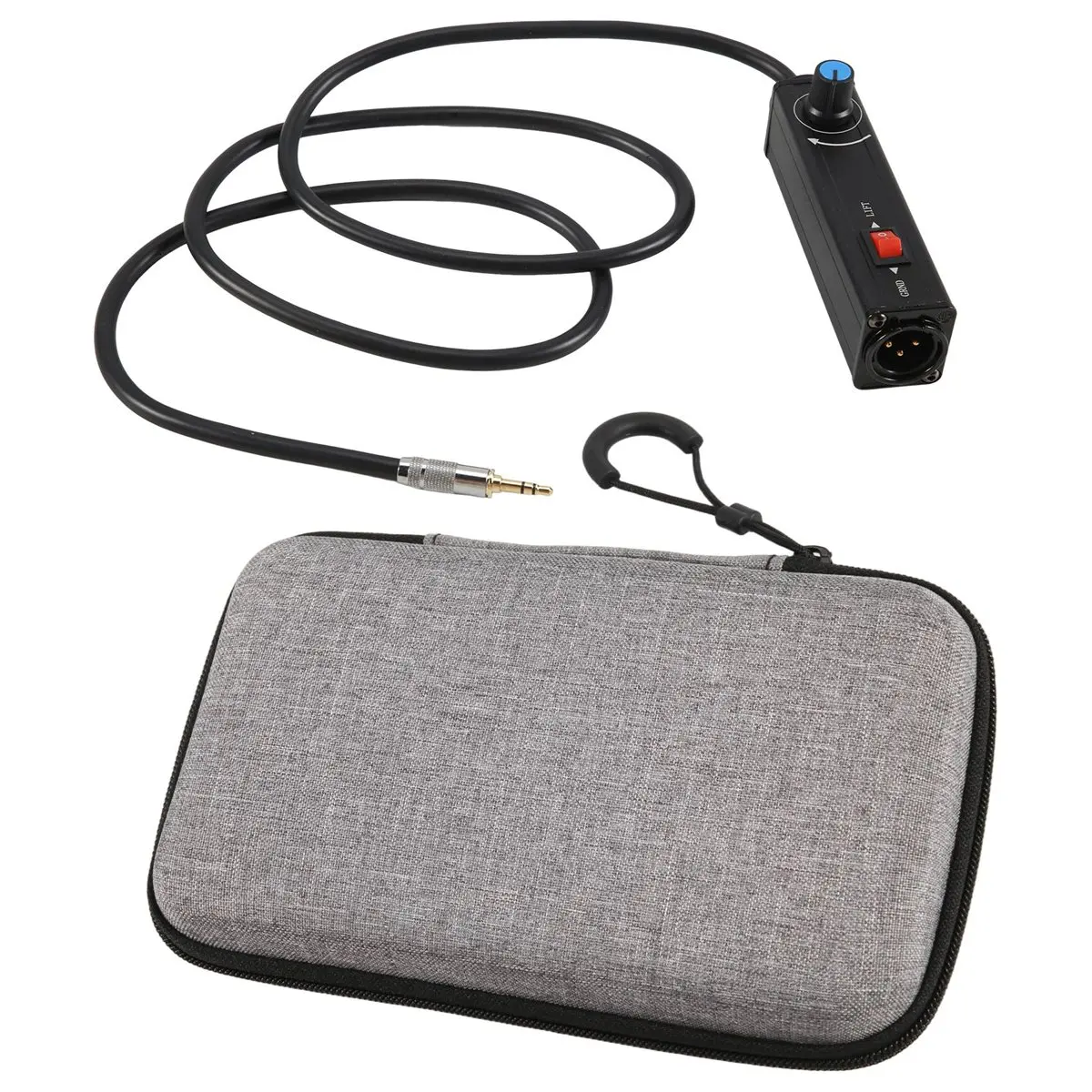 AA80 Stereo Ground Loop Isolator 3.5mm to XLR Audio Isolator Audio Noise Isolator Noise Suppressor Isolator for PC to Mixer