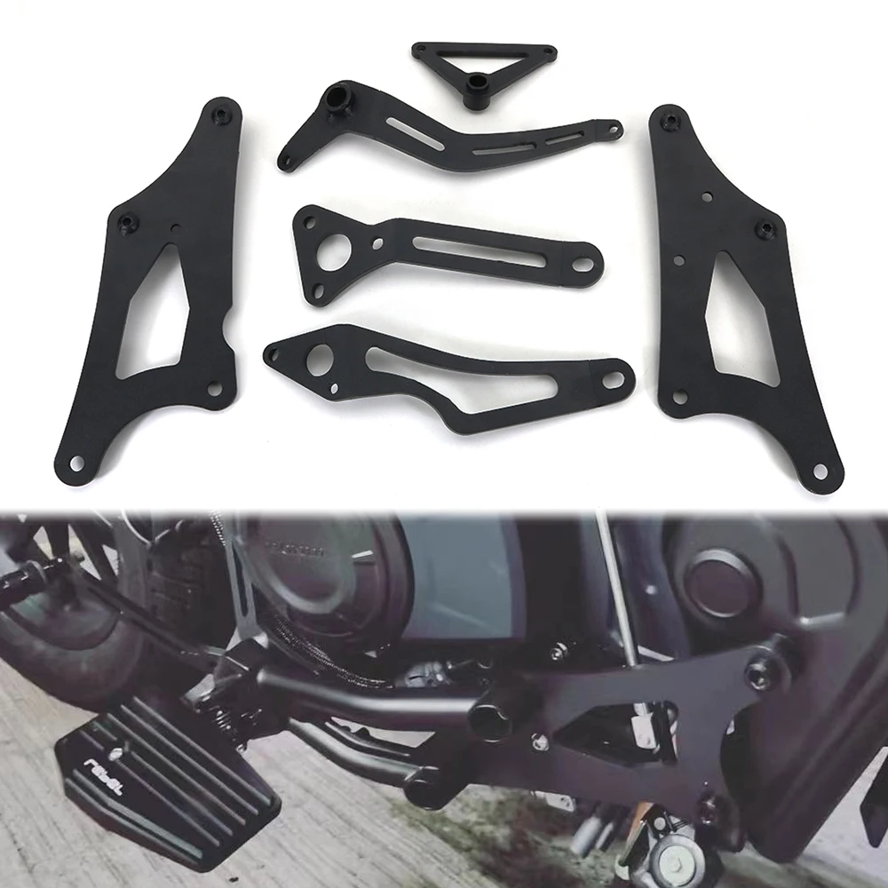 Motorcycle Accessories Forward Footpeg Footrest Footpegs Adjustable Set Fit for Honda CMX 500 Rebel CMX500 2017-2021 2022 2023