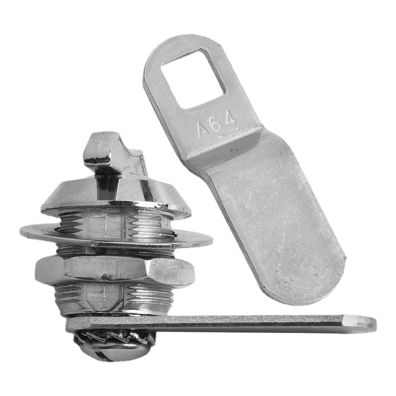 Offset Lock Cam Lock RV Storage Compartment Plated Steel Construction Quick Locking Mechanism For Storage Area