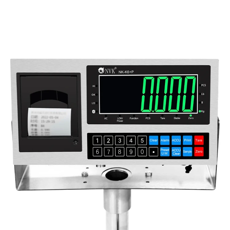 

Veidt Weighing K6P Electronic Cheap Price Scale Indicator Digital Weight Printing Indicator for Bench Platform Floor Scale