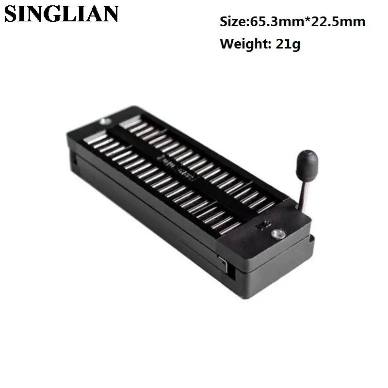 3M 16P/40P Locking IC Base 16Pin/40Pin IC Test Base Universal Narrow Body 2.54mm Spacing