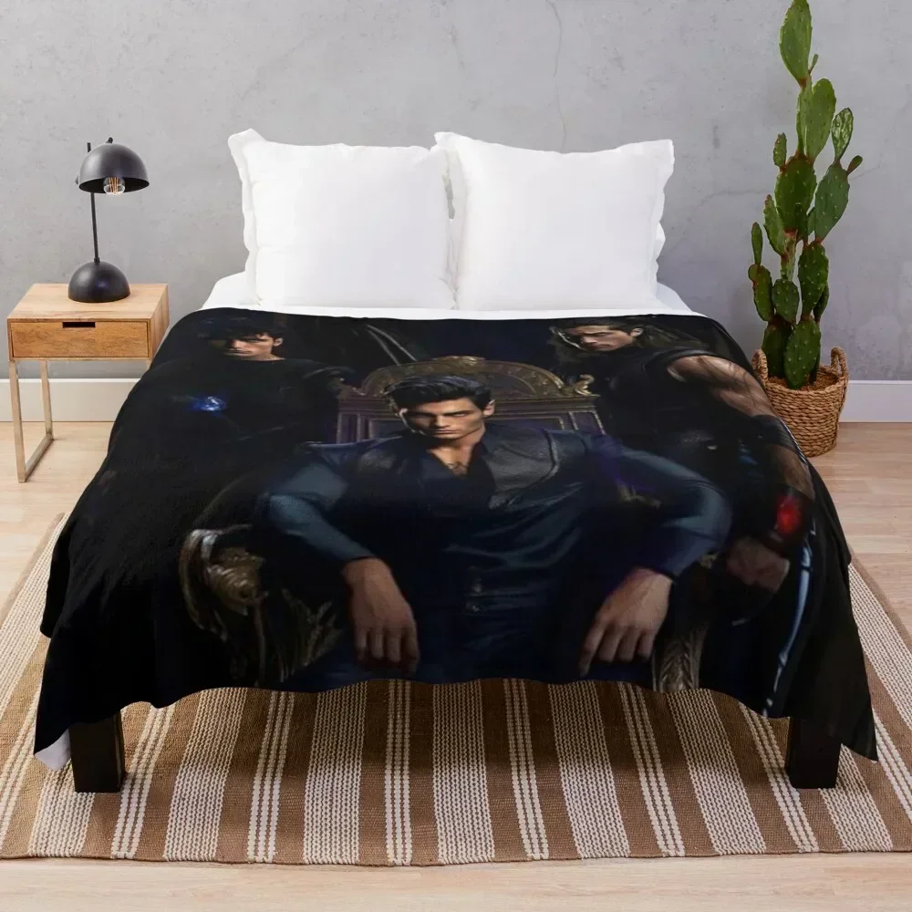 ACOTAR - Rhysand, Cassian, & Azriel Art Throw Blanket Flannel Designers Soft Blankets