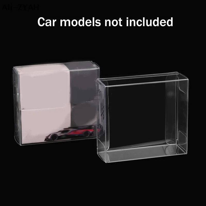 

【YY】10/20 шт. Масштабные модели автомобилей 1/64, тонкие прозрачные ПВХ-кейсы для хранения, пылезащитные коробки для игрушек Hotwheels, сборные