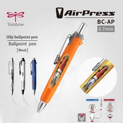 1PCS TOMBOW Air Pressure Ballpoint Pen BC-AP Bullet Nib 0.7mm Power Tank Pressurized Signature Pens Industrial Stationery