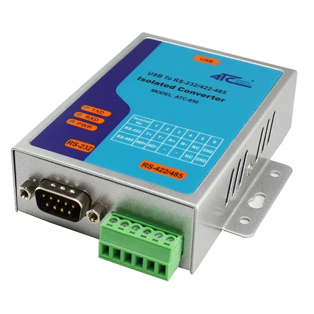 ตัวแปลง USB เป็น RS232/422/485 แบบแยกความเร็วสูง (ATC-850)