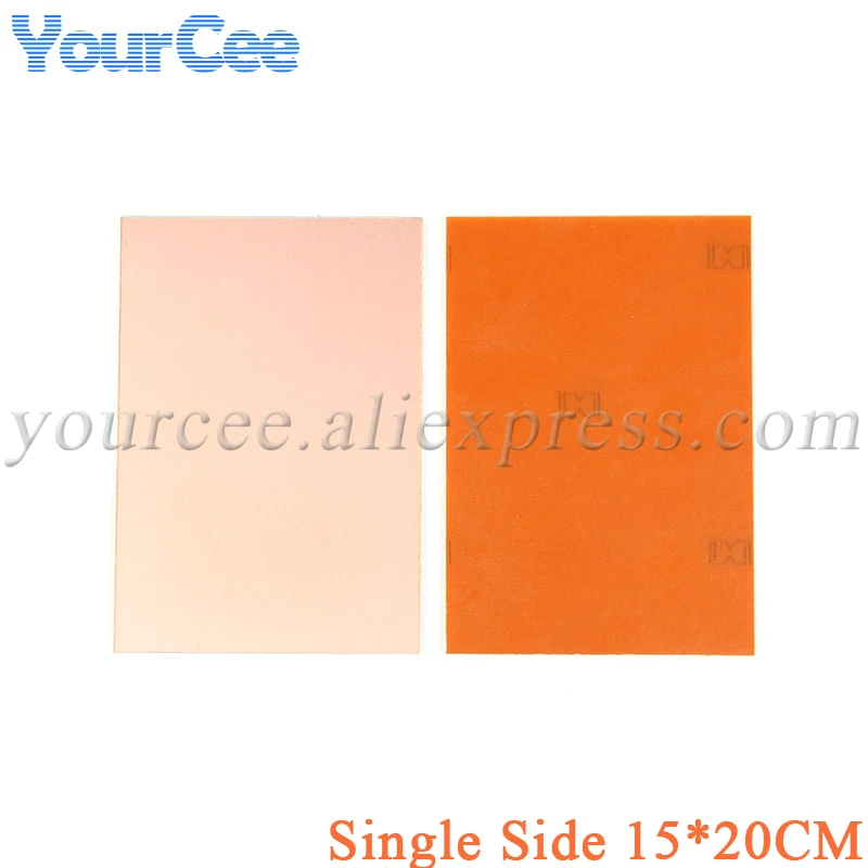 Single Side Plate 15*20cm CCL PCB Copper Clad Laminate Bakelite 15x20cm Material Universal Board Practice DIY