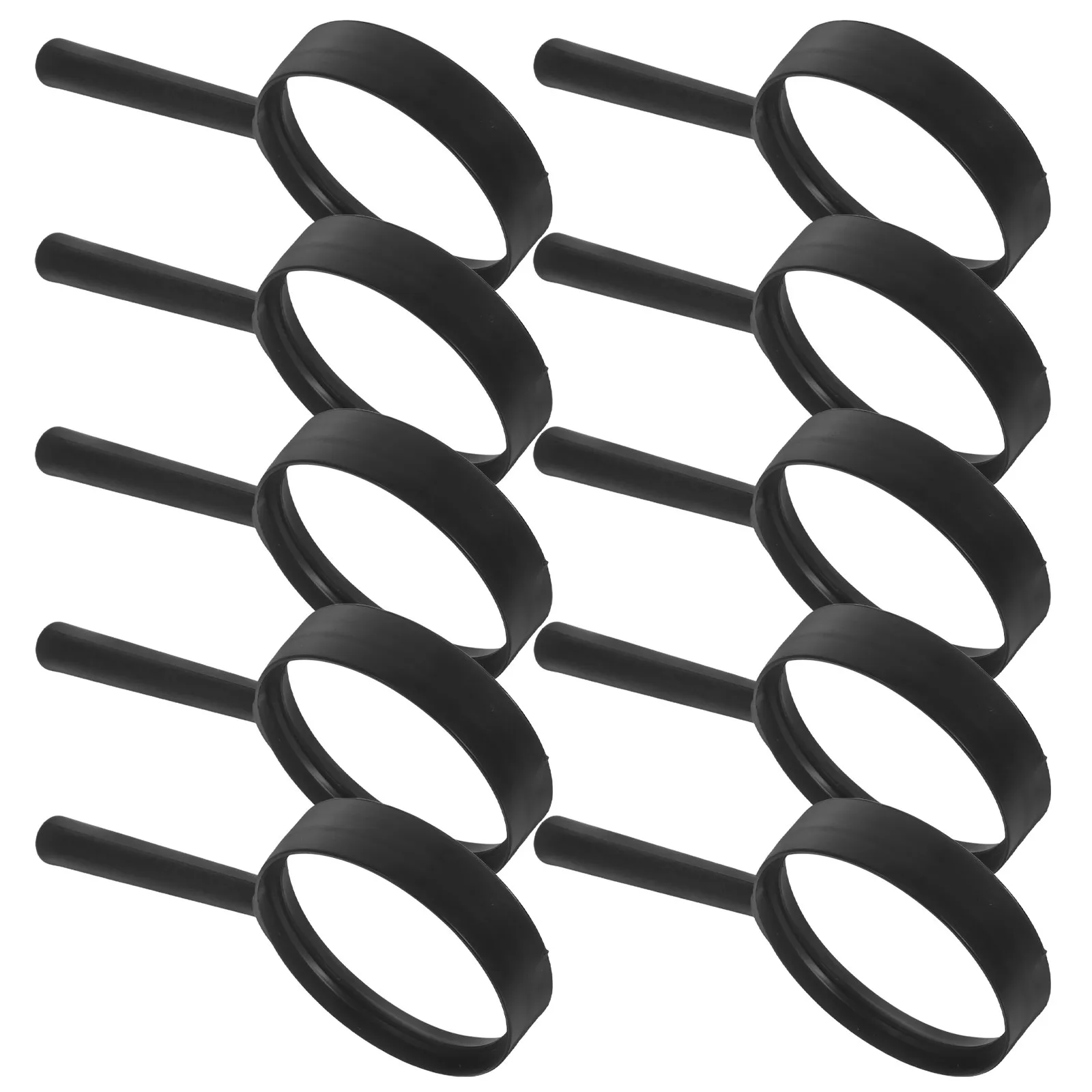 10Pcs Teaching Magnifier 3x Handheld Portable Reading Science Lens Outdoor Study Exploration Tool Handheld Magnifier