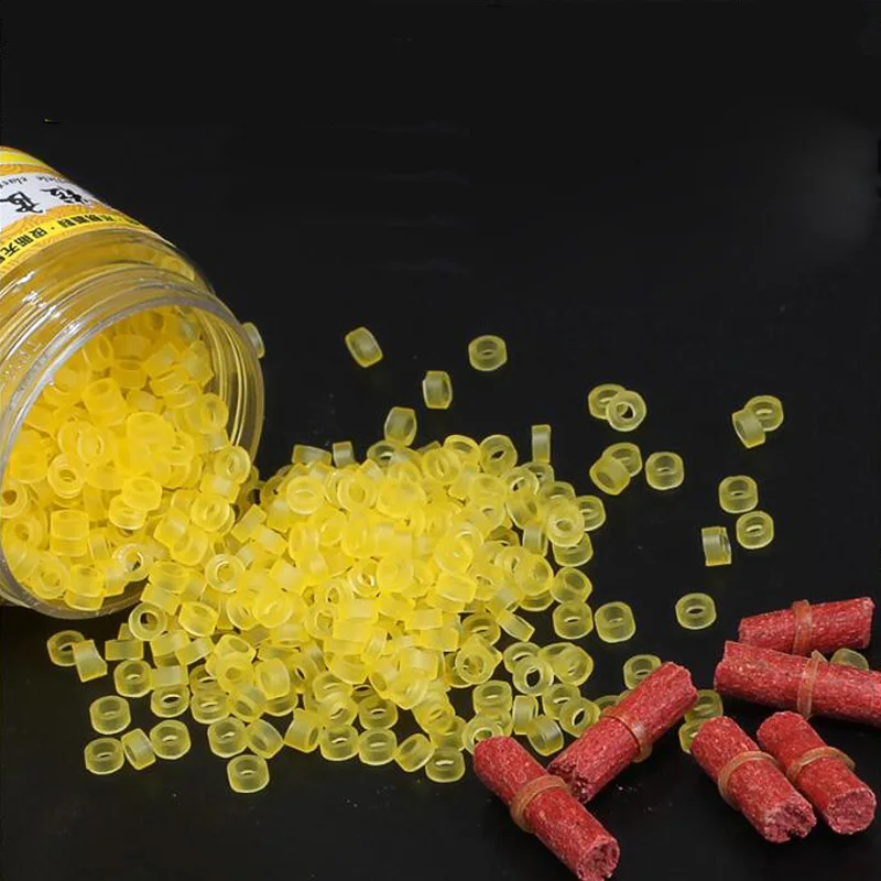 Angeln handgebunden hängende Pellet-Lederband Gummi-Köderbänder für BloodWorm-Köder Granulator-Köder elastisches Band 4 mm 5 mm 6 mm – Detail 9