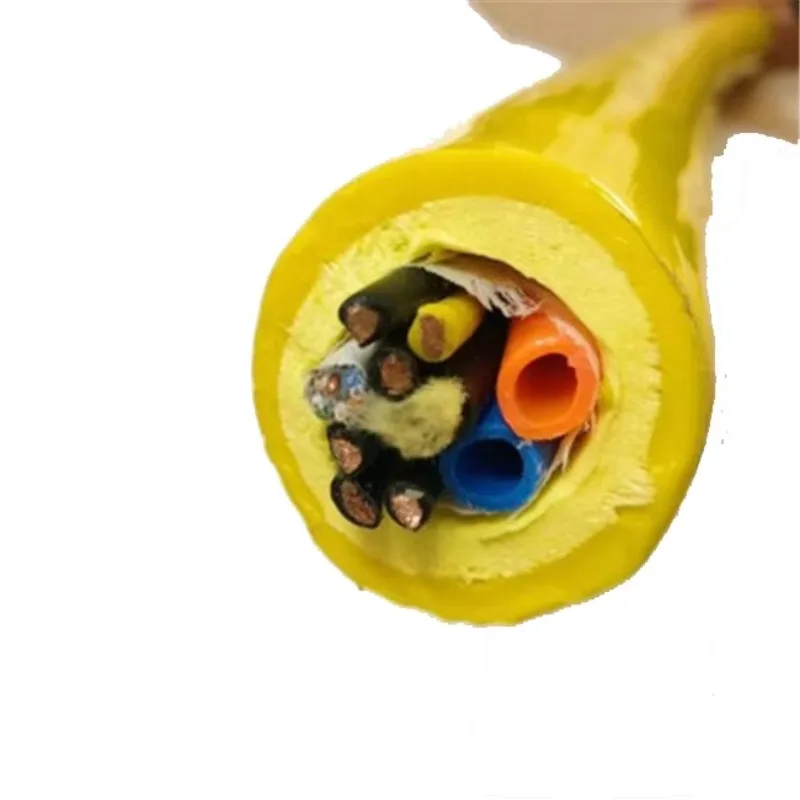Submarine Neutrally Buoyant  Cable Tether With Optical Fiber Tensile Wire Waterproof OEM Underwater Floating Cable
