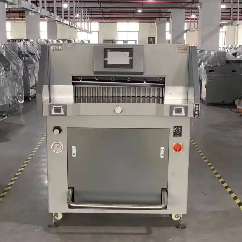 SG-460V8 Automatic Electric Guillotine Paper Cutter Machine for A3, Programmable Digital Paper Trimmer