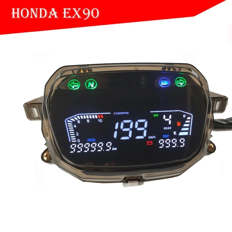 Demak EX90 Dream C100 C100N AVATE DY90 Traxx Star 50 2004-2009 DGITAL METER For Honda EX90 Speedometer Full ​LED meter Assy