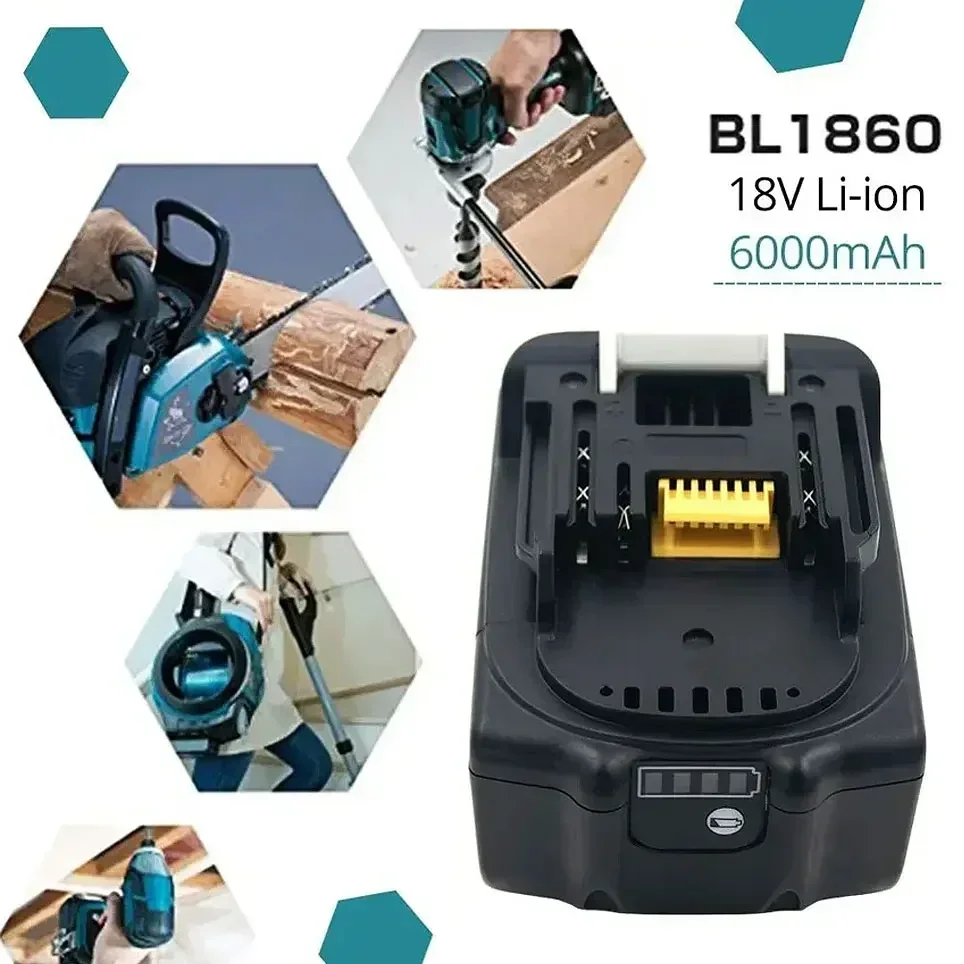 BL1850 Voor Makita 18 V Batterij Oplaadbare Batterij 18650 Lithium-ion Mobiele Geschikt Voor Makita Power Tool BL1860 BL1830 LXT400