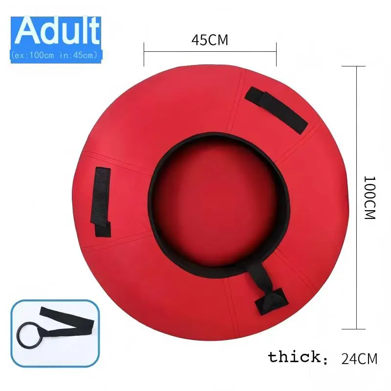 Thickened Wear-resistant Ski Ring for Dry Snow Slide Commercial Amusement Equipment Rainbow Slide Inflatable Ski Ring