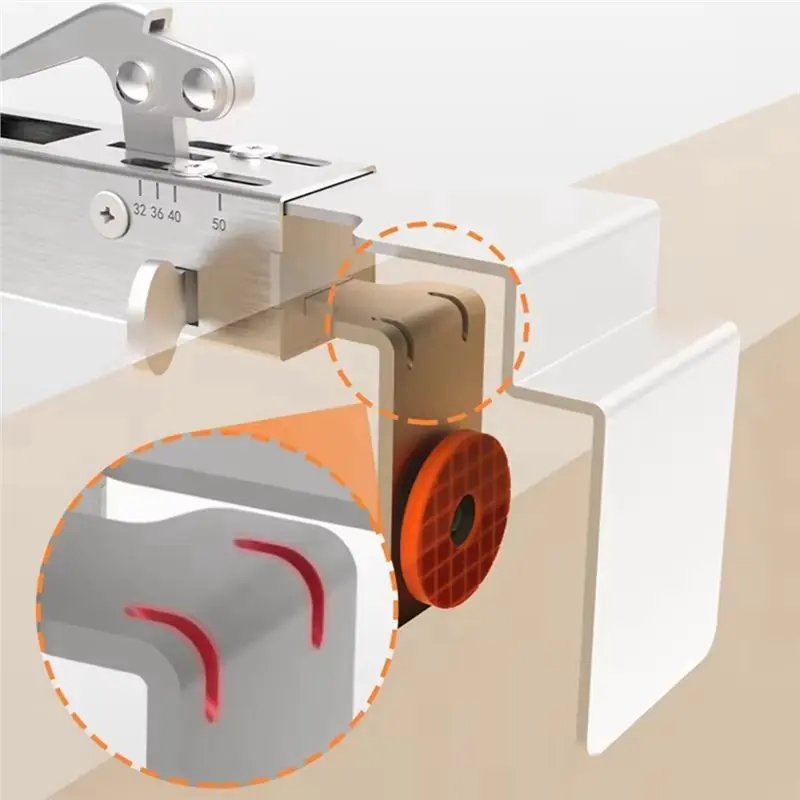 DT17 Drawer Front Mounting Clip Adjustable Fixed Clamp for Quick Installation of Drawer Panels Cabinet