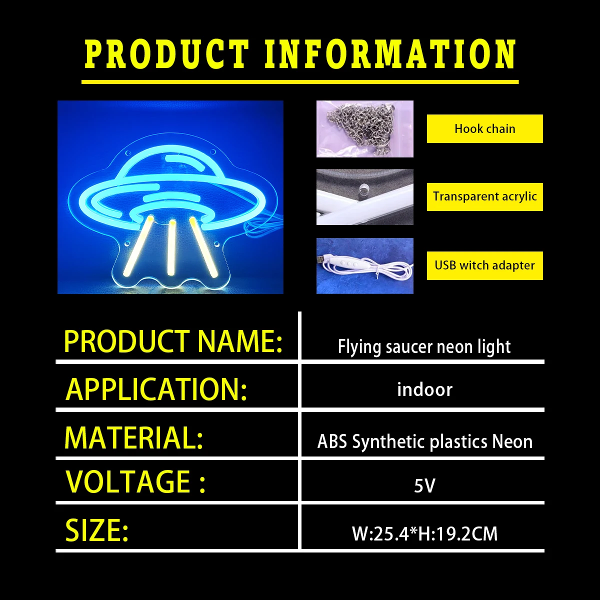 Piring terbang pesawat ruang angkasa Led tanda Neon ruang game dekorasi kamar tidur dinding gantung Neon personalisasi lampu Neon pesta hadiah ulang tahun