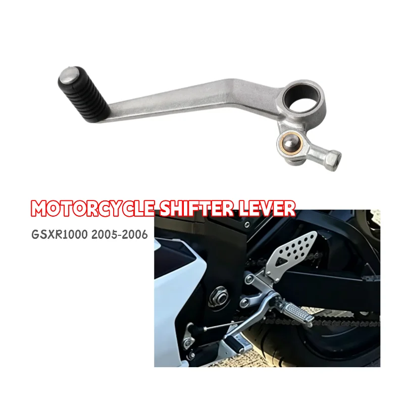 Motorcycle Left Gear Shift Lever Gear Shifter Foot Pedal Aluminum Accessories For SUZUKI GSXR1000 GSXR 1000 2005 2006 2007 2008