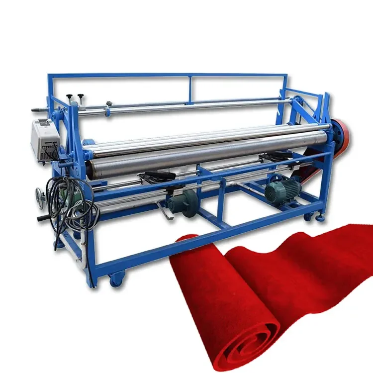 Factory Production Fabric Cloth Inspection Rewinding Re Rolling Counter Measuring Winding Machine